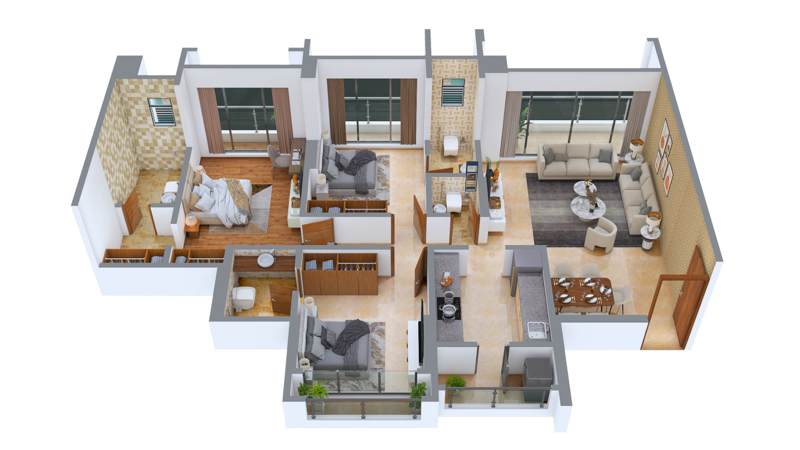 3 BHK 3D